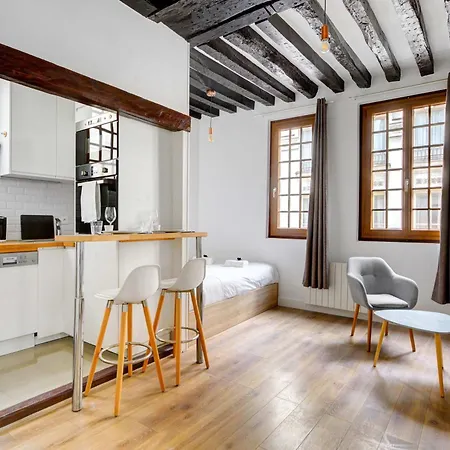 Apartment Luminous In Le Marais Paris